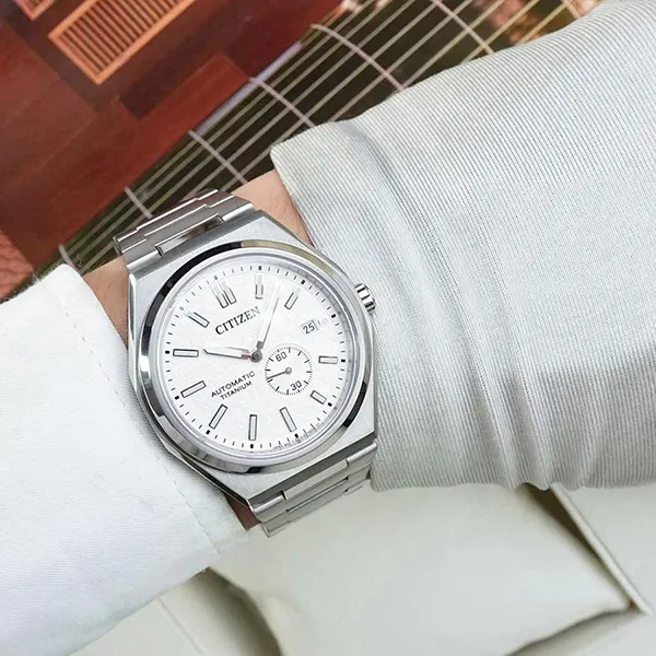 Đồng Hồ Nam Citizen Zenshin NJ0180-80A Màu Bạc Trắng