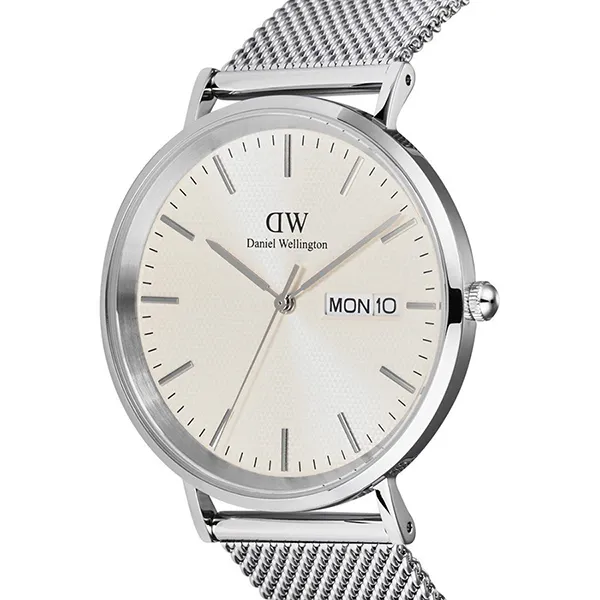 Đồng Hồ Nam Daniel Wellington Classic Day Display Sterling Champagne DW00100828 Màu Bạc