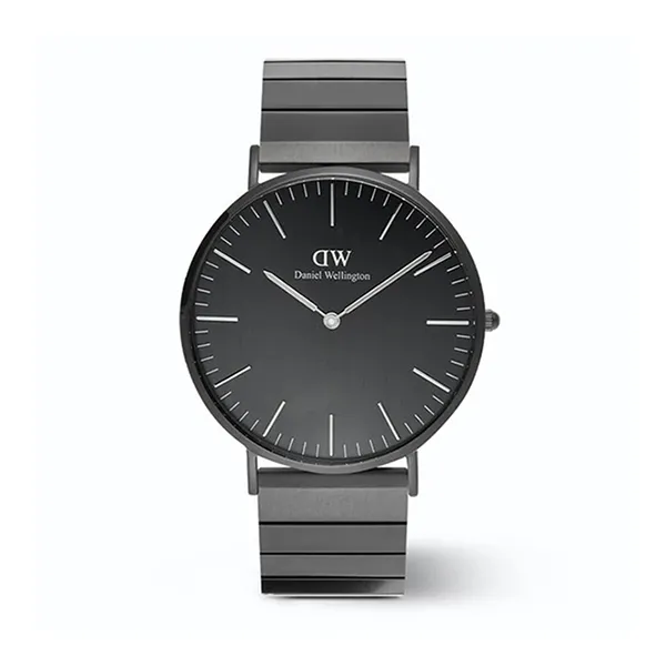 Đồng Hồ Nam Daniel Wellington Classic Piano Link Onyx Silver DW00100778 Màu Xám Đen