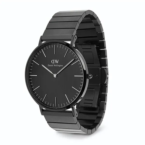 Đồng Hồ Nam Daniel Wellington Classic Piano Link Onyx Silver DW00100778 Màu Xám Đen