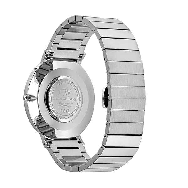 Đồng Hồ Nam Daniel Wellington Classic Piano Link Silver Unitone Màu Bạc