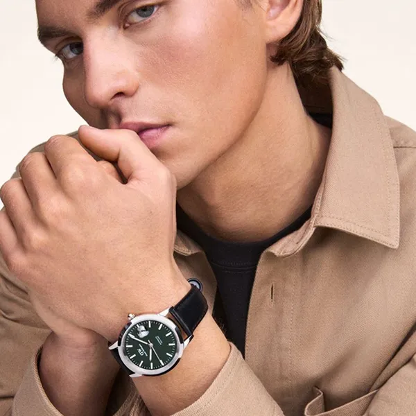 Đồng Hồ Nam Daniel Wellington DW00100756 Iconic Automatic Sheffield 40mm Màu Đen Xanh