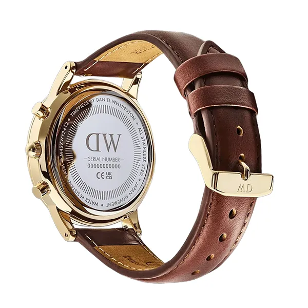 Đồng Hồ Nam Daniel Wellington Iconic Chronograph St Mawes Emerald Panda Màu Xanh - Nâu