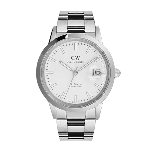 Đồng Hồ Nam Daniel Wellington Iconic Link Automatic Màu Bạc