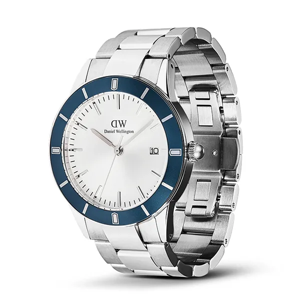 Đồng Hồ Nam Daniel Wellington Index Bezel DW00100818 Màu Bạc