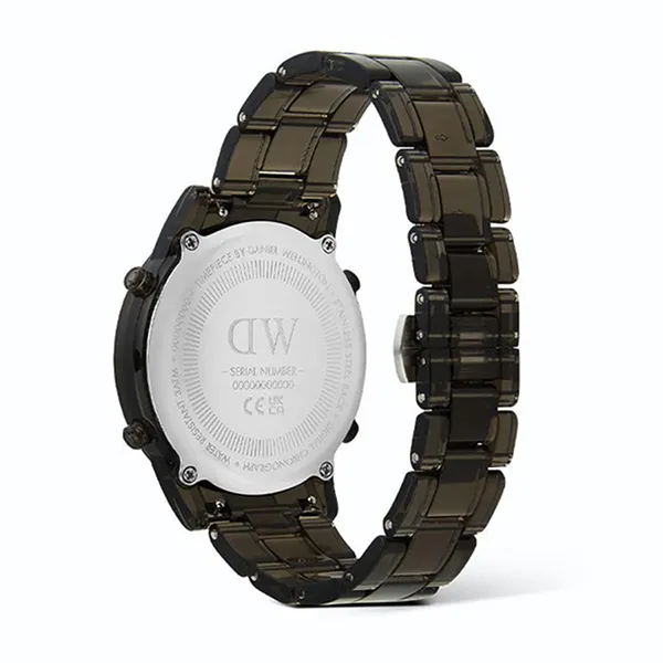 Đồng Hồ Nam Daniel Wellington Link Strap DW00100765 Digital 42mm Màu Xám Đen