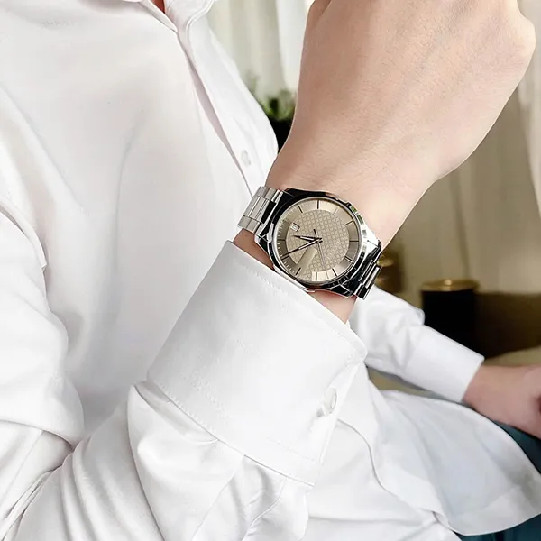 Đồng Hồ Nam Gucci G-Timeless Chocolate Watch 38mm Màu Bạc Nâu