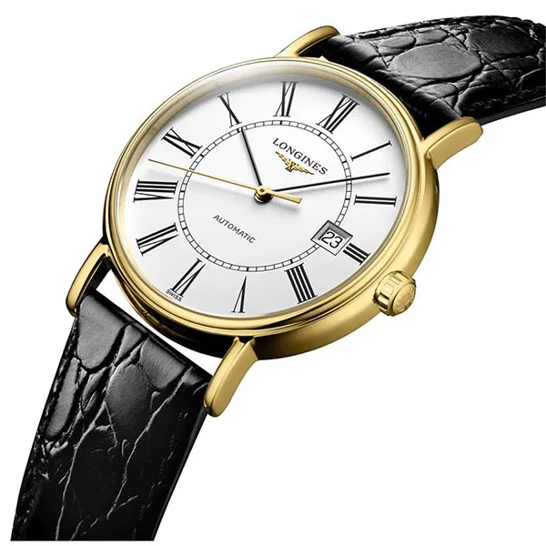 Đồng Hồ Nam Longines Presence L4.921.2.11.2 Màu Đen - Vàng