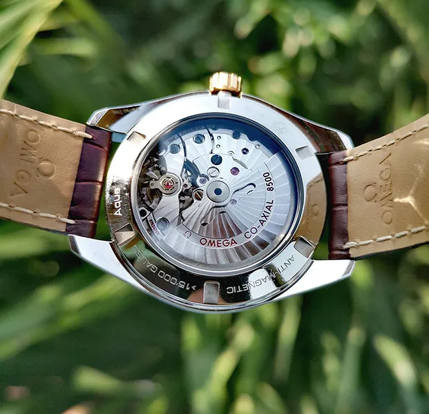 Đồng Hồ Nam Omega 231.23.42.21.02.001 Seamaster Aqua Terra Màu Nâu - Vàng Hồng