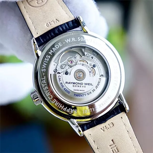 Đồng Hồ Nam Raymond Weil Maestro Automatic 2827-STC-00508 Màu Xanh Bạc