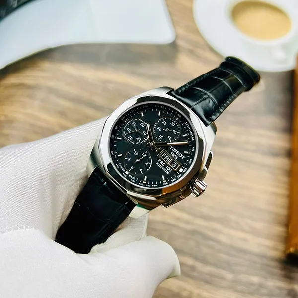 Đồng Hồ Nam Tissot Automatic T008.414.16.051.00 PR100 Chronograph Màu Đen