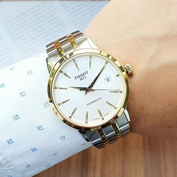 Đồng Hồ Nam Tissot Automatic T129.407.22.031.01 Màu Bạc Trắng