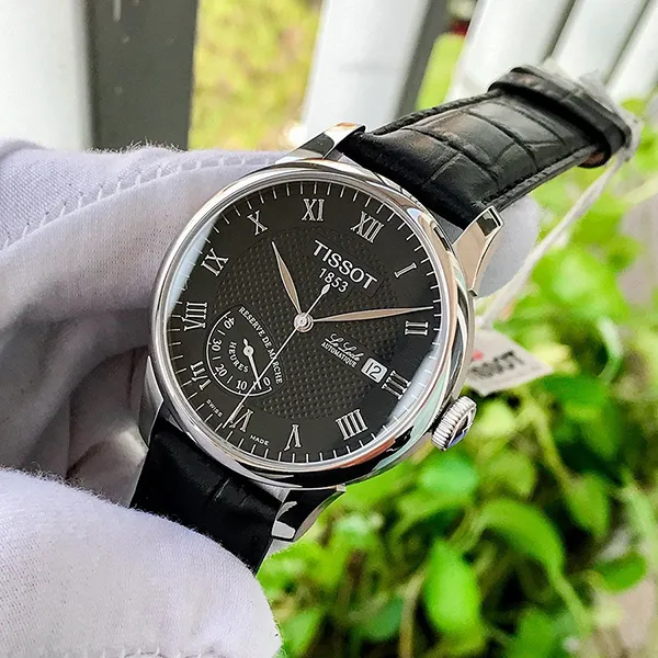 Đồng Hồ Nam Tissot Le Locle Automatic T006.424.16.053.00 (T0064241605300) Màu Đen Bạc