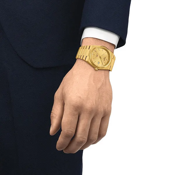 Đồng Hồ Nam Tissot PRX Powermatic 80 Watch T137.407.33.021.00 Màu Vàng Gold
