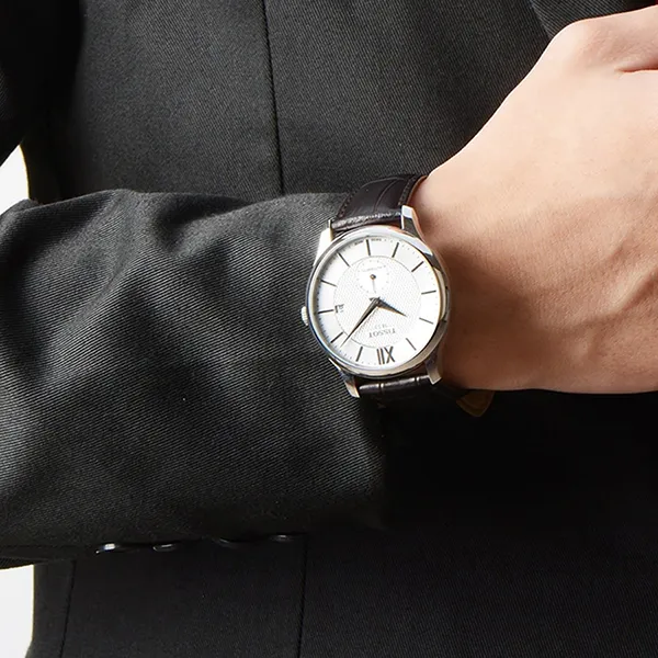 Đồng Hồ Nam Tissot Tradition Automatic Small Second T063.428.16.038.00 (T0634281603800) Màu Nâu Trắng