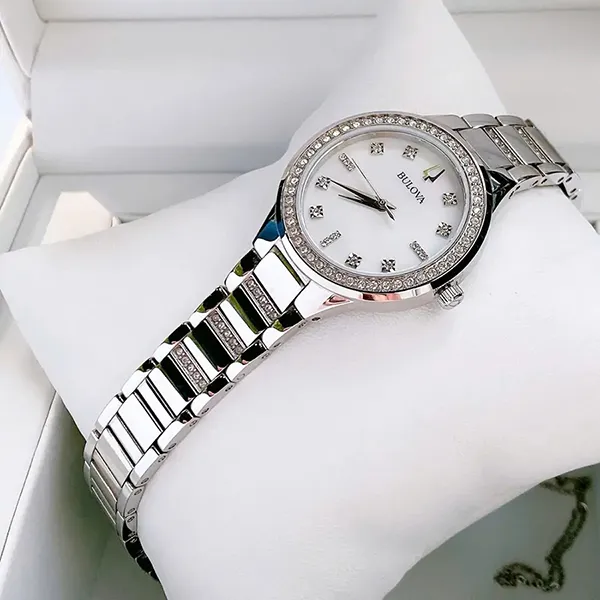 Đồng Hồ Nữ Bulova 96X162 Màu Bạc