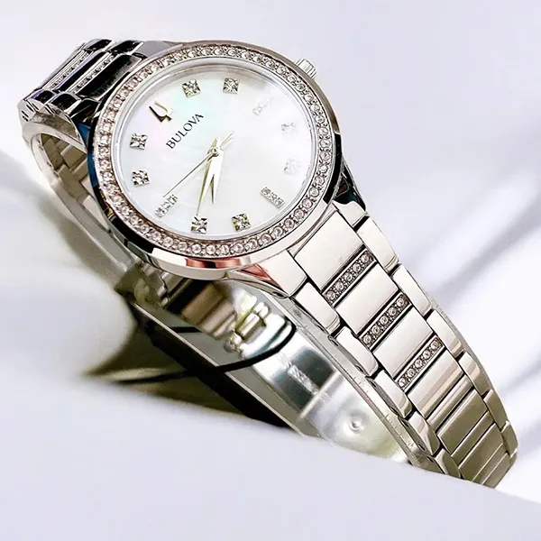 Đồng Hồ Nữ Bulova 96X162 Màu Bạc