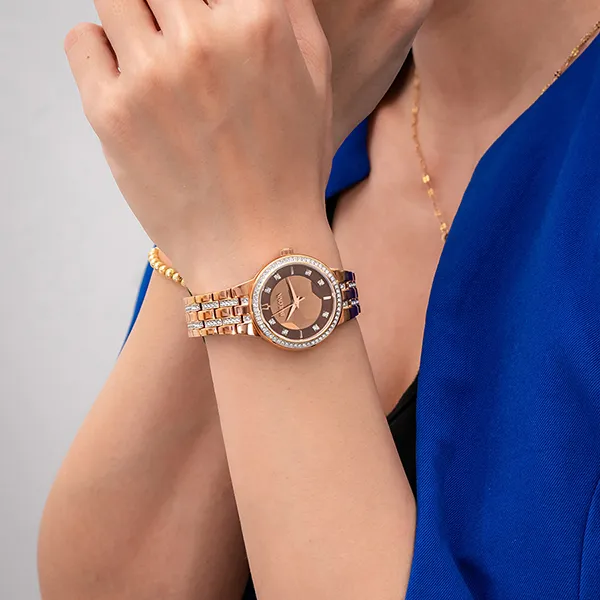 Đồng Hồ Nữ Bulova Watch 98L266 Màu Vàng Hồng