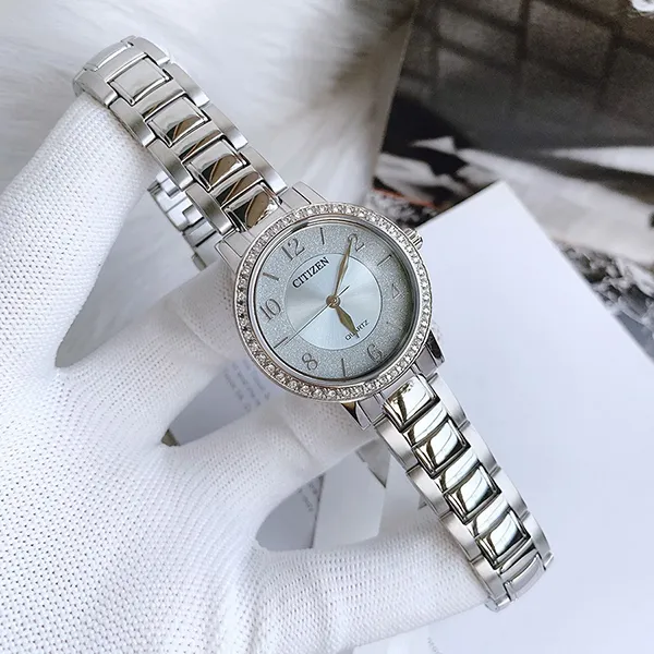 Đồng Hồ Nữ Citizen Quartz Watch EL3040-55L Màu Bạc