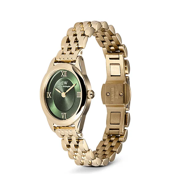 Đồng Hồ Nữ Daniel Wellington 5-Link DW00100804 Ophelia Mini Màu Vàng Xanh