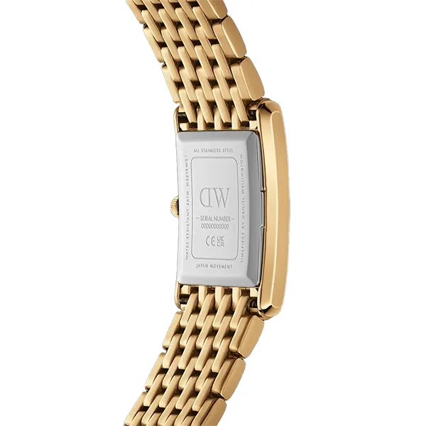 Đồng Hồ Nữ Daniel Wellington Bound 9 Link Gold Màu Vàng Gold