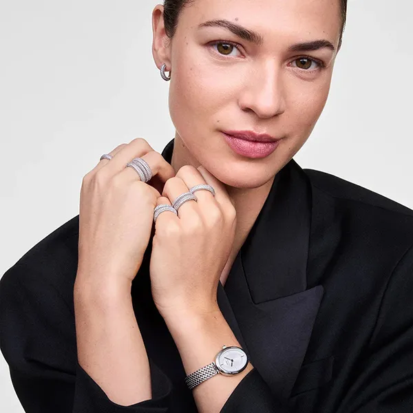 Đồng Hồ Nữ Daniel Wellington Dây Lưới - DW00100884 Juliette Braided Màu Bạc