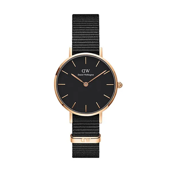 Đồng Hồ Nữ Daniel Wellington DW00100247 Petite Cornwall 28mm Màu Đen