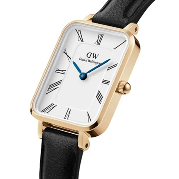Đồng Hồ Nữ Daniel Wellington DW00100692 Quadro Roman Numerals Sheffield Màu Đen Trắng