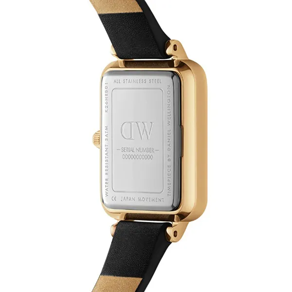 Đồng Hồ Nữ Daniel Wellington DW00100692 Quadro Roman Numerals Sheffield Màu Đen Trắng
