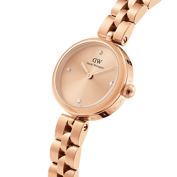 Đồng Hồ Nữ Daniel Wellington DW00100720 Elan Lumine 22 RG Unitone 22mm Màu Vàng Hồng