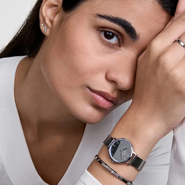 Đồng Hồ Nữ Daniel Wellington DW00100796 Petite Reflection Màu Bạc