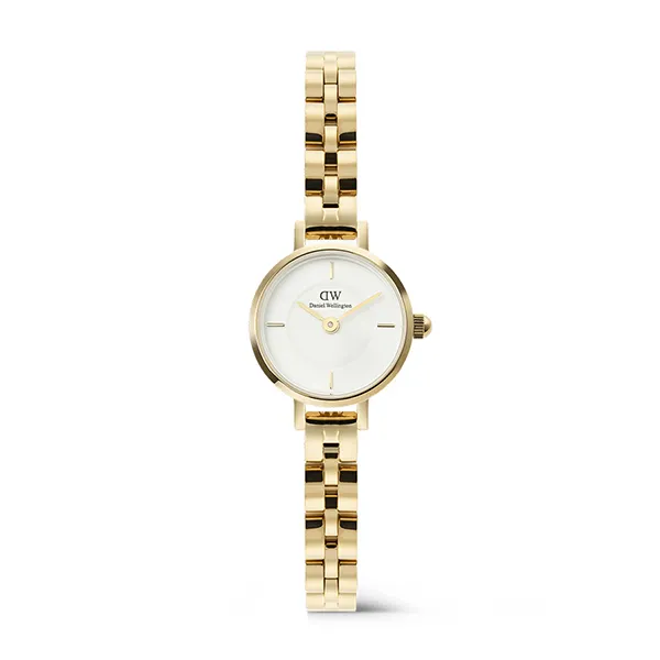 Đồng Hồ Nữ Daniel Wellington DW00100855 Petite Mini Arch 3-link 19mm Màu Vàng Trắng