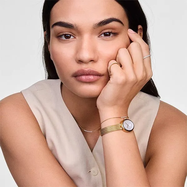 Đồng Hồ Nữ Daniel Wellington Juliette Braided Màu Vàng Gold