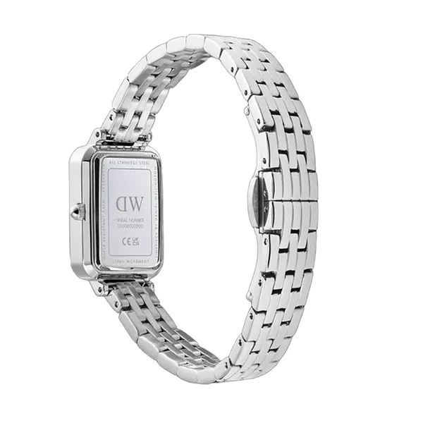 Đồng hồ Nữ Daniel Wellington Link Quadro Roman Numerals Màu Bạc
