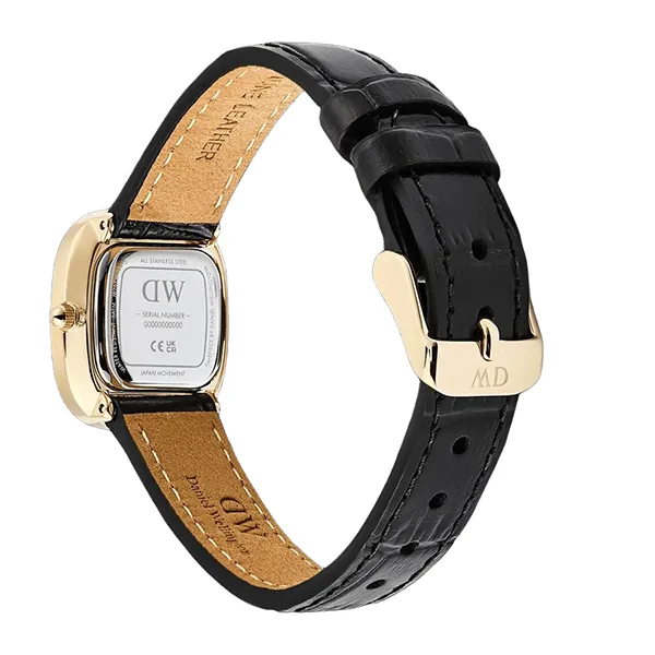 Đồng Hồ Nữ Daniel Wellington Margot Reading Onyx Ceramic Màu Vàng Đen