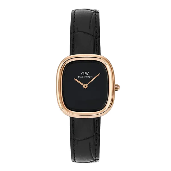 Đồng Hồ Nữ Daniel Wellington Margot Reading Onyx Ceramic Màu Vàng Hồng