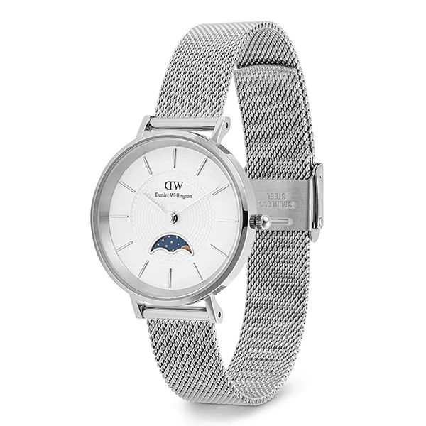 Đồng Hồ Nữ Daniel Wellington Petite Lune Sterling DW00100772 Màu Bạc
