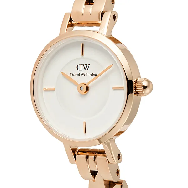 Đồng Hồ Nữ Daniel Wellington Petite Mini Arch 3-link DW00100854 Màu Vàng Hồng