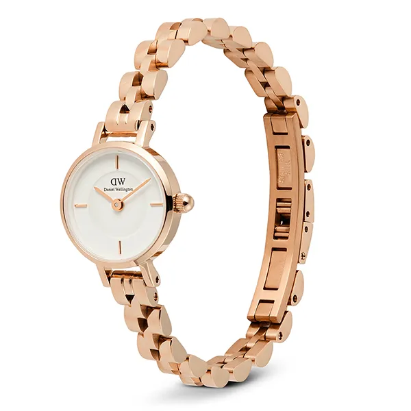 Đồng Hồ Nữ Daniel Wellington Petite Mini Arch 3-link DW00100854 Màu Vàng Hồng