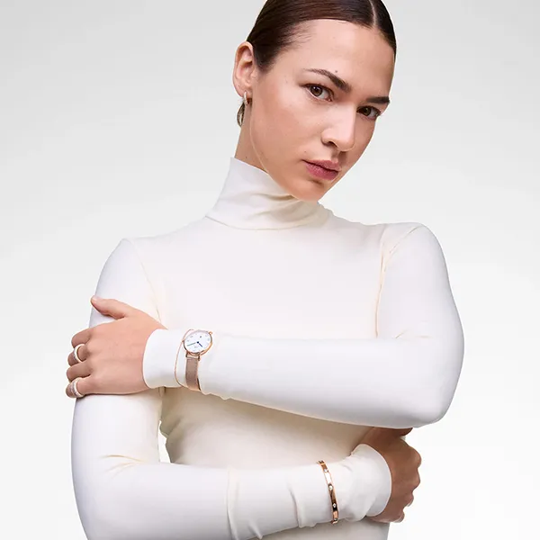 Đồng Hồ Nữ Daniel Wellington Petite Roman Numerals DW00100856 Màu Vàng Hồng