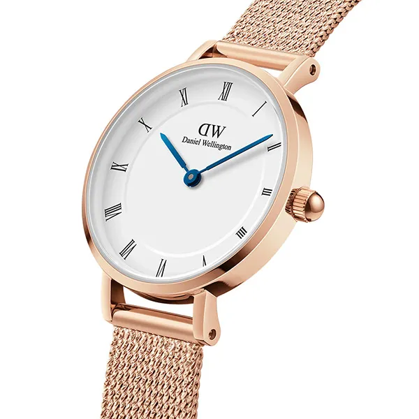 Đồng Hồ Nữ Daniel Wellington Petite Roman Numerals Melrose DW00100681 Màu Vàng Hồng