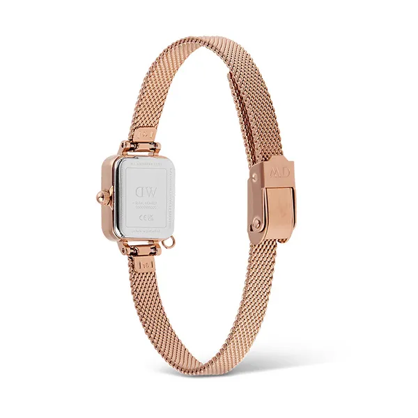 Đồng Hồ Nữ Daniel Wellington Quadro Mini Crystal Zodiac Melrose DW00100751 Màu Vàng Hồng