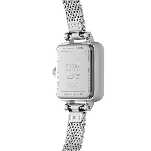 Đồng Hồ Nữ Daniel Wellington Quadro Mini Sterling DW00100726 Màu Bạc