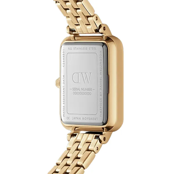 Đồng Hồ Nữ Daniel Wellington Quadro Roman Numerals 5 Link Màu Vàng Trắng