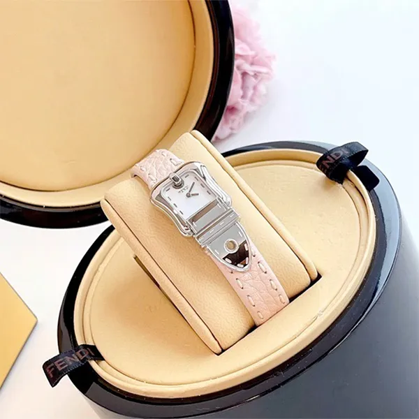 Đồng Hồ Nữ Fendi B Swiss Made Màu Hồng Trắng