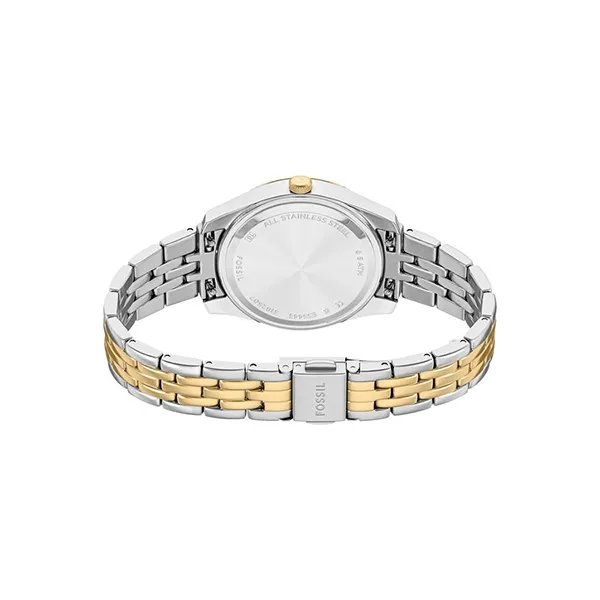 Đồng Hồ Nữ Fossil Scarlette ES5443 Màu Xanh Vàng