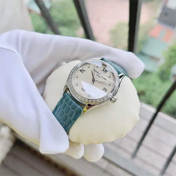 Đồng Hồ Nữ Frederique Constant FC-303LGD3BD6 (FC303LGD3BD6) Màu Xanh Bạc