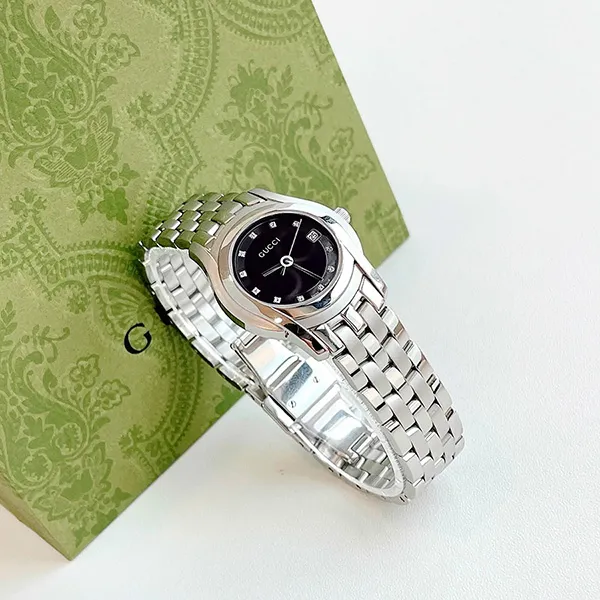 Đồng Hồ Nữ Gucci G Class YA055504 Màu Đen Bạc