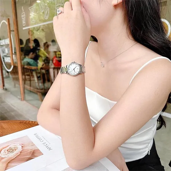 Đồng Hồ Nữ Gucci G-Timeless Diamonds YA126543 27mm Màu Bạc