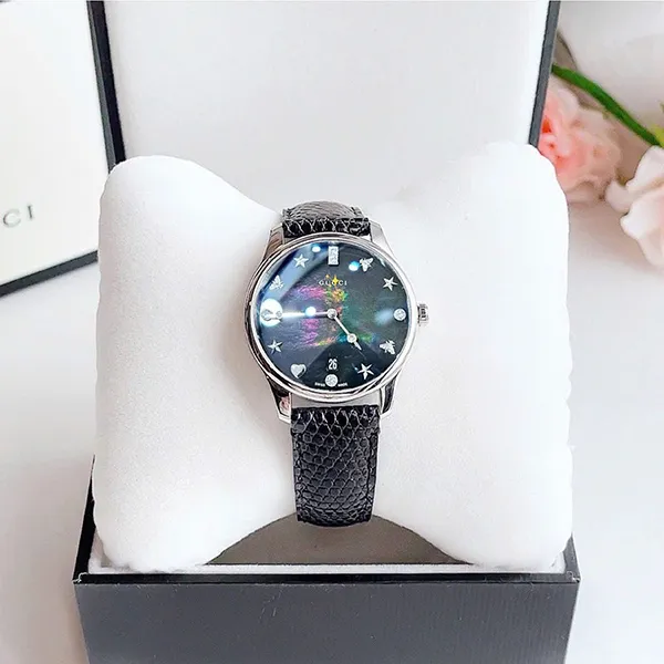 Đồng Hồ Nữ Gucci G-Timeless YA1264086 Màu Đen